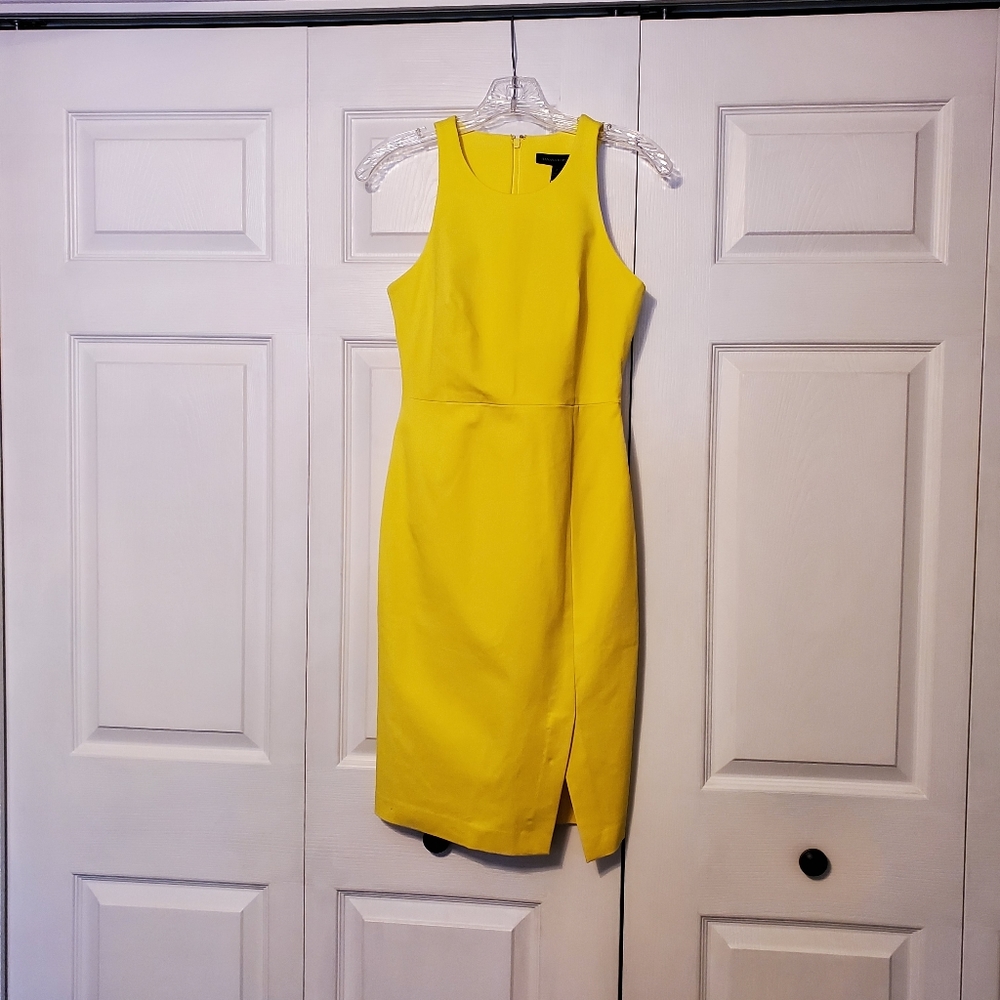 Banana Republic Bi-Stretch Racer-Neck Sheath Dress
